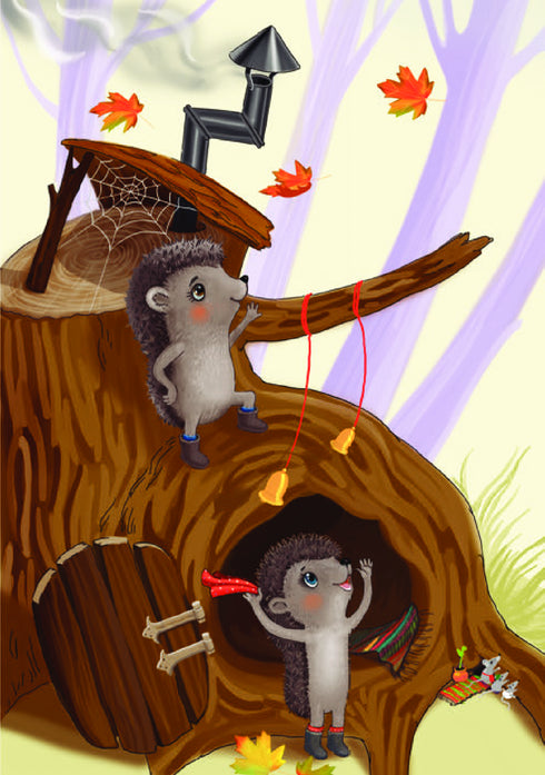 How hedgehogs flew into the whirlpool