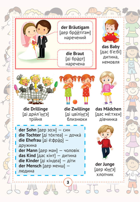 German-Ukrainian visual dictionary