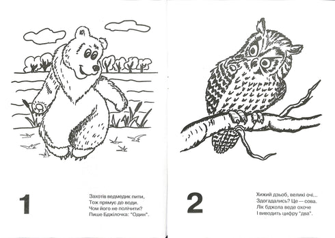 Counting Coloring Book. Coloring Album