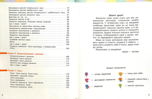 Укр. мова та чит. Підручник Ч. 2 (у 2-х ч.) (Укр)НУШ 4 кл. Большакова І. О., Хворостяний І. Г.