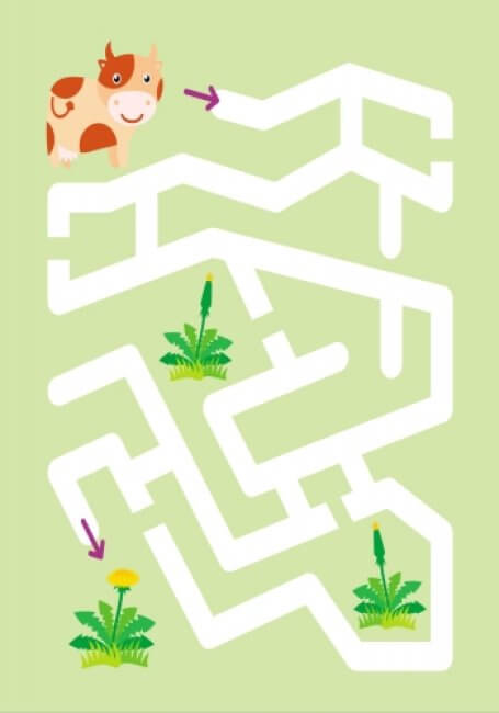 Багаторазові лабіринти. Корівка