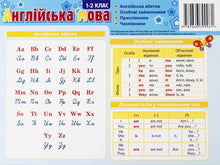 Huskekort i pap. Engelsk. 1. klasse (tosproget udgave ukrainsk-engelsk)