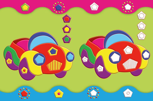 Розвивальні наліпки для малюків. Паровоз (закінчився тираж)