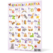 Plakat: Det ukrainske alfabet, A2-format (ukrainsk udgave)